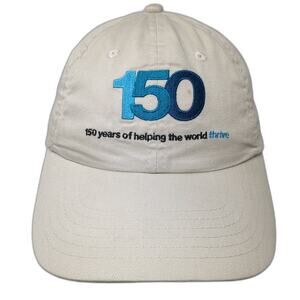 150 Years Of Helping The World Thrive Strapback Hat Beige One Size Cargill